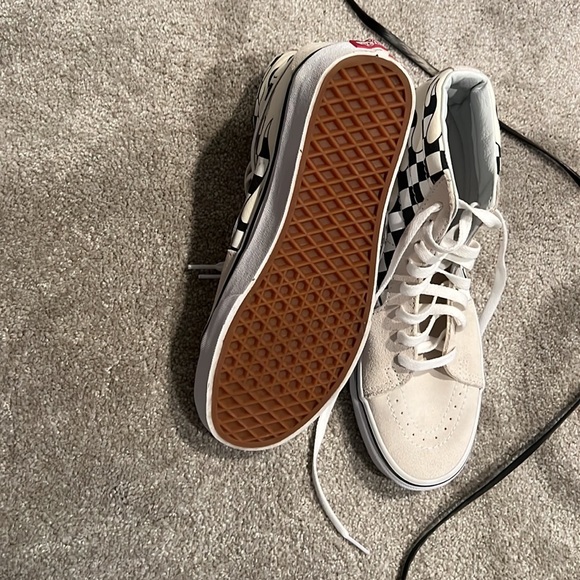 Vans, Sk8-Hi checker flames, Lightly worn - Picture 2 of 3